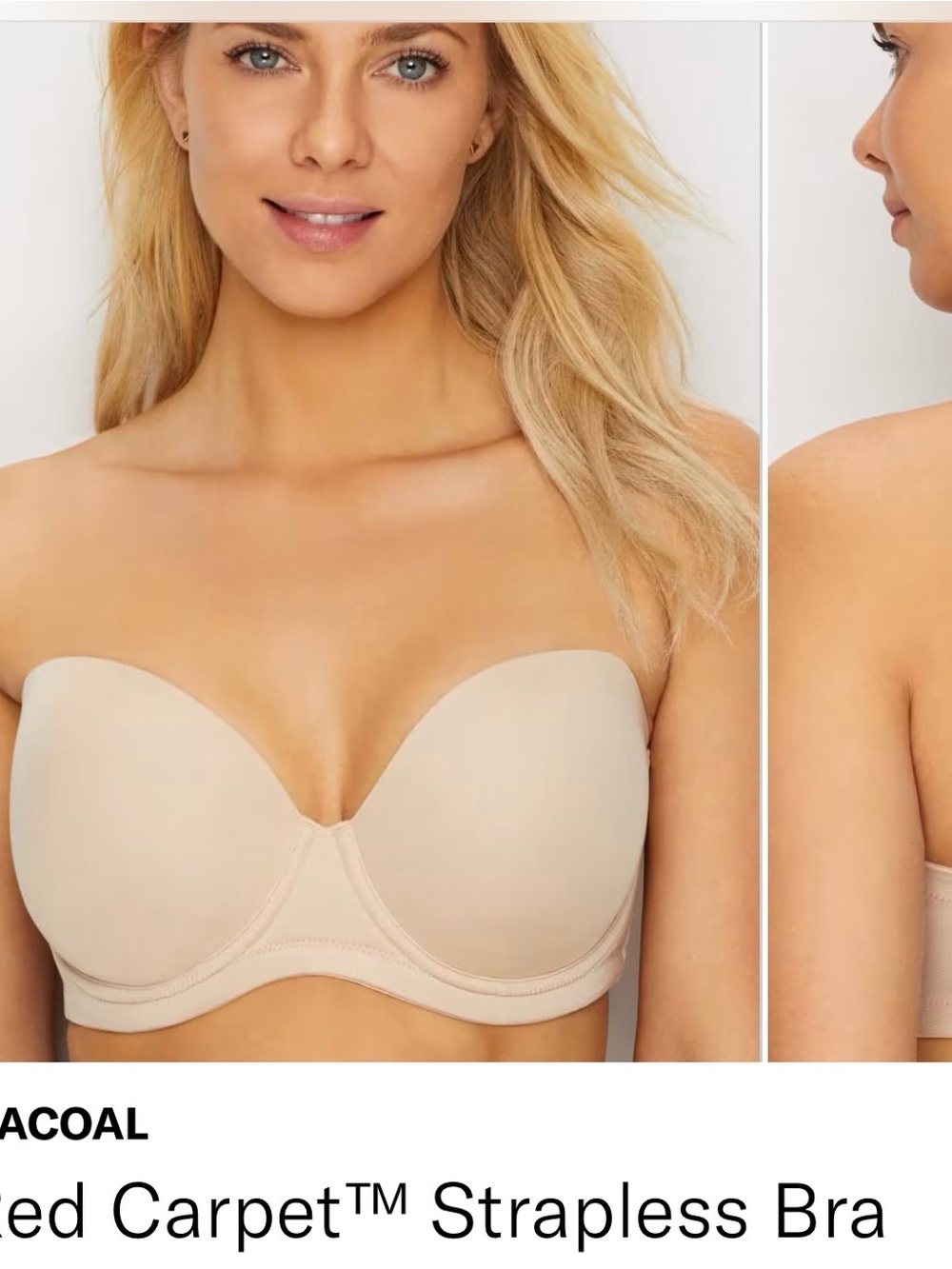 Wacoal Red Carpet Strapless T-Shirt Bra - Sand